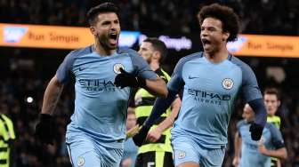 Sumbang Dua Gol, Aguero Antar City ke Perempat Final Piala FA