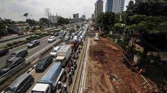Imbas Pembangunan Proyek LRT Pancoran