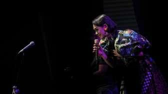 Penyanyi Andien tampil di ajang Jakarta International Java Jazz Festival 2017 di JIExpo Kemayoran, Jakarta, Jumat (3/3/2017). [Suara.com/Kurniawan Mas'ud]