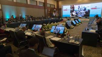 Pembukaan  Senior Officials's Meeting (SOM) KTT IORA 2017 di Jakarta Convention Center, Jakarta, Minggu (5/3).