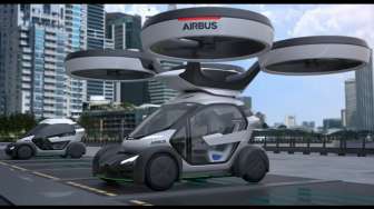 Mobil Masa Depan Airbus Dilengkapi dengan Drone Raksasa