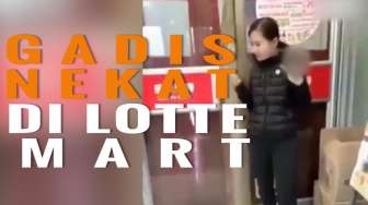 Wah, Gadis Ini Nekat Acak-acak Lotte Mart, Apa Sebabnya?