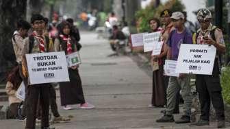 Aksi Koalisi Pejalan Kaki