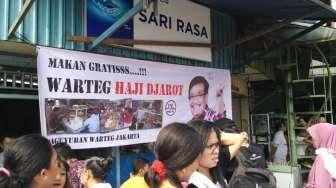 Paguyuban Warteg Jakarta Dukung Ahok-Djarot, Gelar Makan Gratis