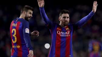 Soal Pencapaian Messi, Pique Sepakat dengan Luis Enrique