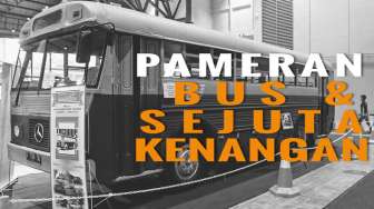 Kenangan Bus Lawas dalam Pameran