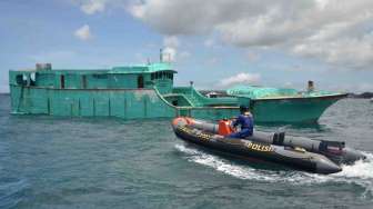 Lima Kapal Vietnam dan Malaysia Ditenggelamkan di Perairan Kepri