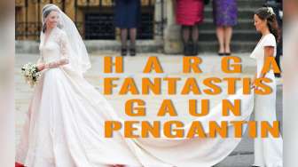 Fantastis, Ini 5 Gaun Pengantin dengan Harga Termahal!