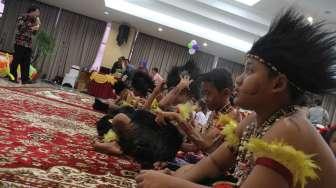 Acara peringatan 47 tahun pengabdian Kak Seto sebagai sahabat anak di aula RA Kartini, KPPPA, Jakarta, Selasa (4/4/2017). [Suara.com/Oke Atmaja]