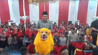 Deklarasi Paguyuban Subang, Djarot Diarak Sisingaan