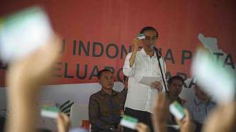 Presiden Joko Widodo saat Kunjungan Kerja di Kota Bandung, Rabu (12/4).