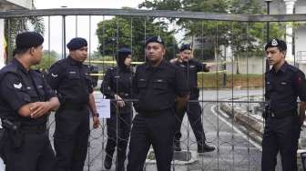 Sidang kedua Siti Aisyah di Mahkamah Sepang, Selangor, Malaysia, Kamis (13/4).