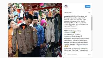 Tulisan Ridwan Kamil soal Jaket Jokowi Bikin Netizen Ngakak