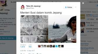 Wajib Lihat! Komik Jepang Ini Ceritakan Kisah Menteri Susi