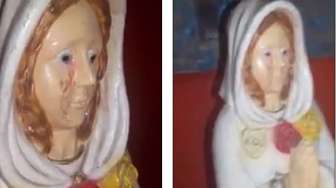 Patung Bunda Maria Ini "Nangis" Darah, Asli atau "Hoax"?