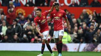 Rashford Cetak Gol, MU Memimpin atas Chelsea