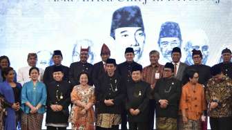 Peringatan Konferensi Asia Afrika dengan tema Keragaman Indonesia di Istana Negara, Jakarta, Selasa (18/4).