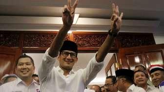 Di Ambang Kemenangan, Sandiaga Siap Jalin Komunikasi dengan Ahok