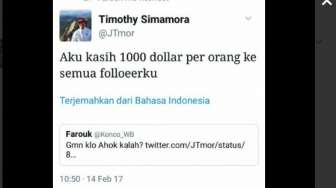 Janji Bagikan Dolar bila Anies Menang, Lelaki Ini Ditagih Netizen