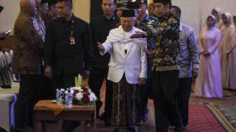 Presiden Joko Widodo menghadiri pembukaan Kongres Ekonomi Umat 2017 di Jakarta, Sabtu (22/4).