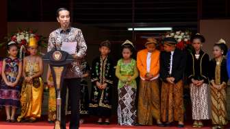 Presiden Jokowi Hadiri Perayaan Nyepi 2017 di Mabes TNI