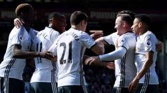 Rooney Kembali 'Moncer', Man United Bekuk Burnley 2-0