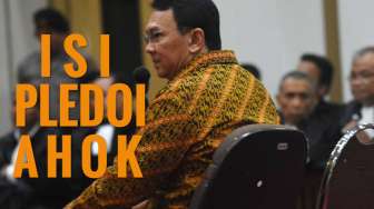 Begini Isi Pledoi Ahok