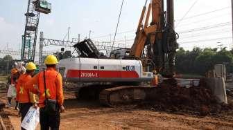 Proyek "Double-double Track" Manggarai Dikebut