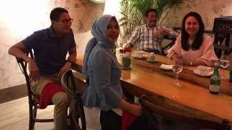 Bersamuh, Sandiaga dan Djarot Asyik Bahas Es Kopyor dan Karaoke