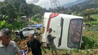 Situasi Terakhir Bus Maut Renggut 11 Nyawa di Jalur Puncak