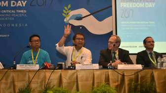 World Press Freedom Day (WPFD) 2017 di Jakarta Convention Center, Jakarta, Selasa (2/5).