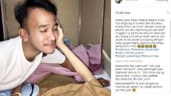Hanya Ruben Onsu yang Bisa Jenguk Julia Perez, Kok Bisa?