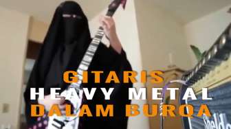 Heboh, Gitaris Heavy Metal dalam Burqa!