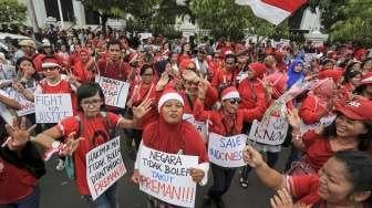 Aksi Damai Jelang Sidang Putusan Ahok