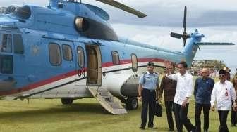 Jokowi Disambut Histeris di Desa Terpencil di Halmahera Tengah