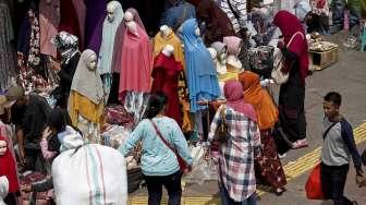 PKL kembali Padati Trotoar Tanah Abang