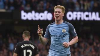 De Bruyne Bakal Selevel dengan Ronaldo dan Messi