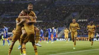 Kane Ngamuk Bikin 4 Gol, Spurs Hancurkan Leicester 6-1