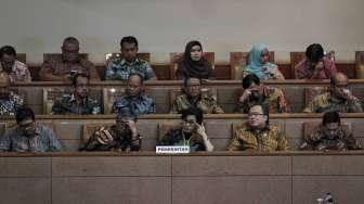 Sidang Paripurna DPR RI di Gedung Nusantara II Komplek Parlemen, Senayan, Jakarta, Jumat (19/5).