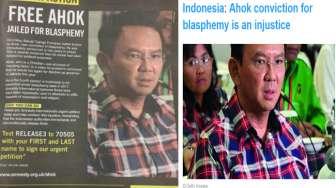 Amnesty International Ikut Kampanye Desak Indonesia Bebaskan Ahok