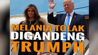 Ups! Ini Momen Melania Permalukan Donald Trump di depan PM Israel