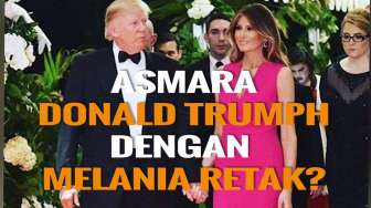 Inilah Dua Bukti Asmara Donald Trump-Melania Retak