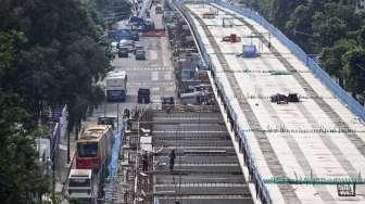 MRT Rekayasa Lalu Lintas Bangun Pintu Masuk Stasiun Bundaran HI