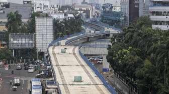 Progres Struktur Layang MRT