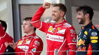 Vettel Juara, Berikut Hasil lengkap GP Monako dan Klasemen F1