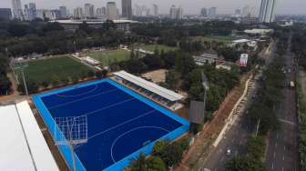 Renovasi Lapangan Hoki GBK