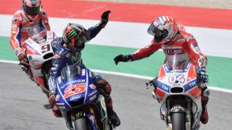 Kalahkan Vinales, Dovizioso Juarai MotoGP Italia