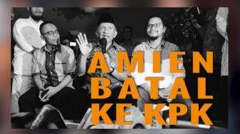 Batal ke KPK, Apa Alasan Amien Rais?