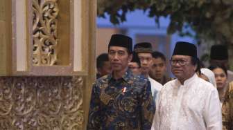 Jokowi Berbuka Puasa dengan Anak Yatim dan Difabel