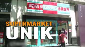 Unik, Supermarket Khusus Produk Kosong!